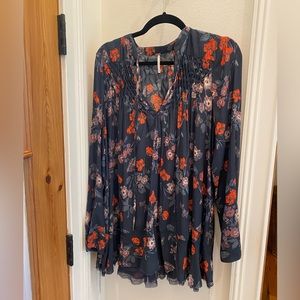 Free People Floral Top